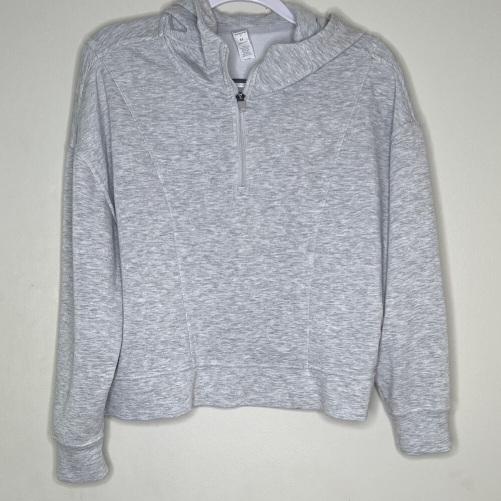 VELOCITY | Scuba Sedona Half Zip Light Gray Hoodie | M